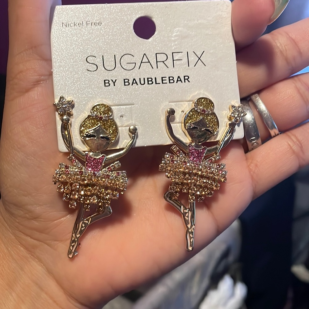 SUGARFIX by BaubleBar Ballerina Drop Earrings  Nickle Free